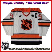Wayne Gretzky 1987 NHL Authentic Style All Star Game Jersey