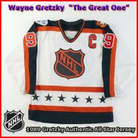 Wayne Gretzky 1989 NHL Authentic Style All Star Game Jersey