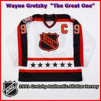 Wayne Gretzky 1991 NHL Authentic Style All Star Game Jersey