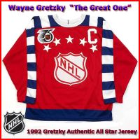 Wayne Gretzky 1992 NHL Authentic Style All Star Game Jersey