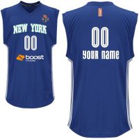 WNBA New York Liberty  Authentic Design Ladies Blue Jersey (Custom or Blank)